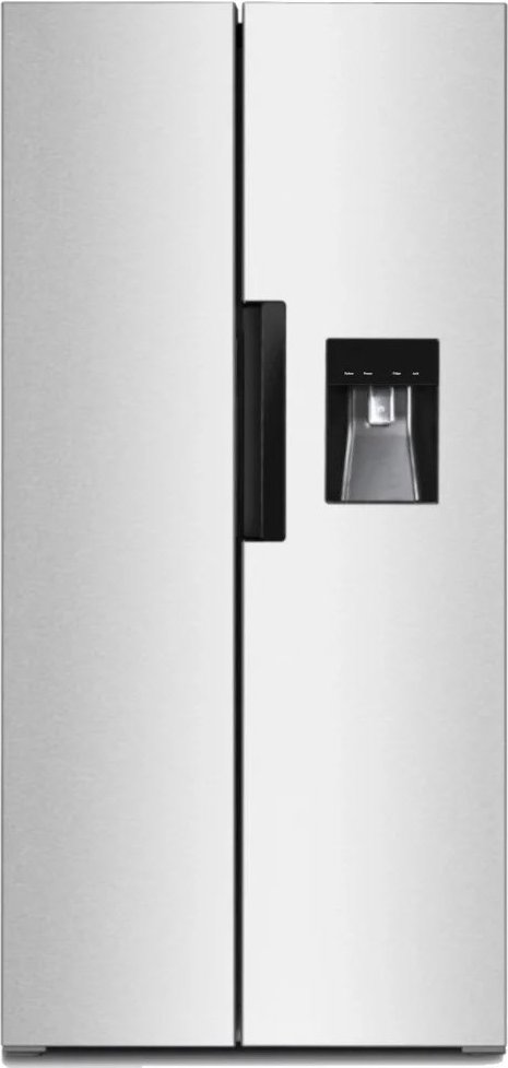 SBS440NFWDESI Side by Side silber