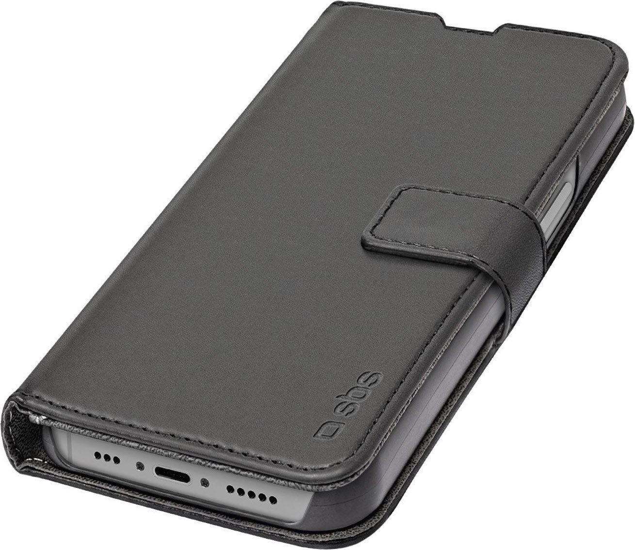 Wallet Bookcase für iPhone 15 Pro schwarz