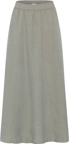 KnowledgeCotton Apparel - Women's Organic Linen Skirt - Rock Gr XL grau