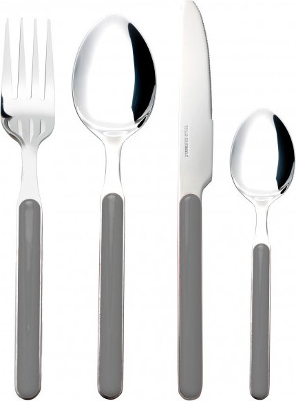 Brunner - Delice - Besteck-Set Gr 16 Pieces grau/weiß