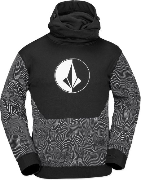 Thumbnail - Volcom - Hydro Riding Hoodie - Fleecepullover Gr XL schwarz/grau