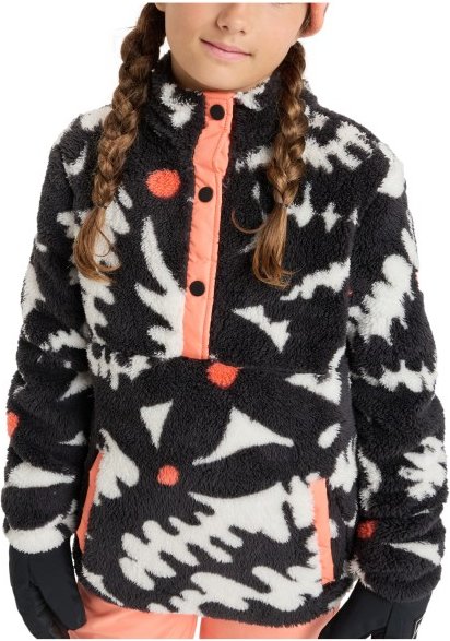 Thumbnail - Roxy - Girl's Alabama - Fleecepullover Gr 8 Years - S schwarz