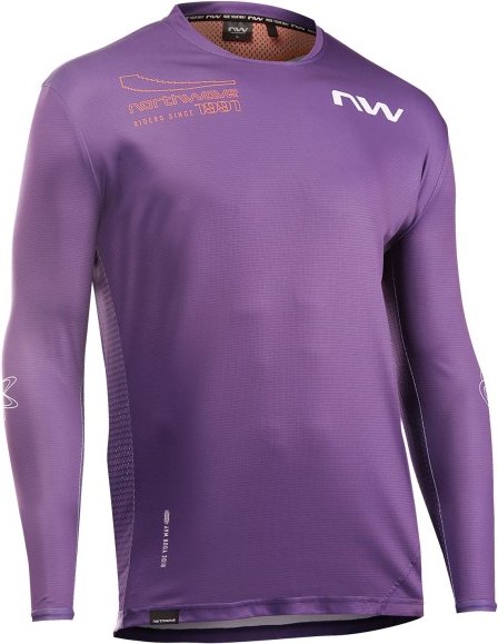 Northwave - Edge 2 Jersey Long Sleeve - Radtrikot Gr 4XL lila