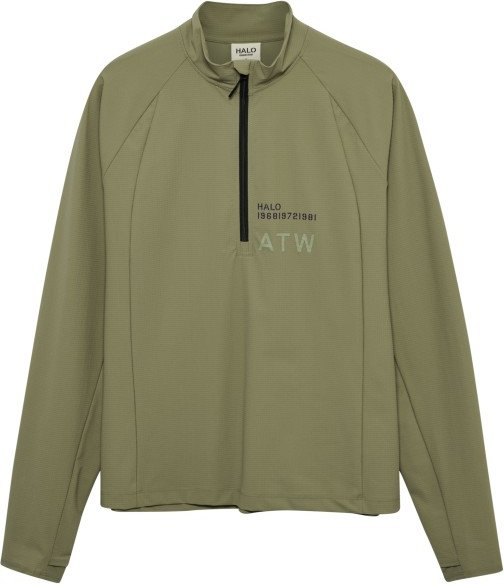 Halo - Halo Air Half Zip Shirt - Longsleeve Gr M oliv