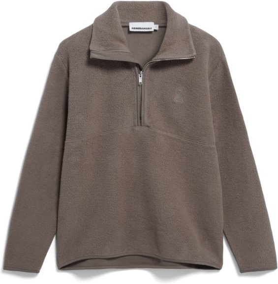 Thumbnail - ARMEDANGELS - Women's Haarleenaa - Fleecepullover Gr XL grau/braun