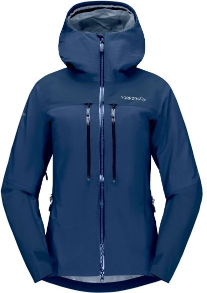 Norrøna - Women's Trollveggen GORE-TEX Pro Light Jacket - Regenjacke Gr L blau