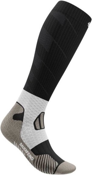 Bauerfeind Sports - Trail Run Compression Socks - Laufsocken Gr 38-41 - M: 36-41 cm schwarz/grau