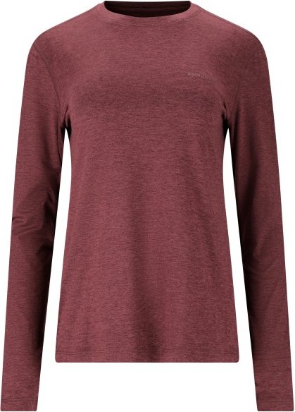 ENDURANCE - Women's Alvaly Melange L/S Tee - Funktionsshirt Gr 46 rot