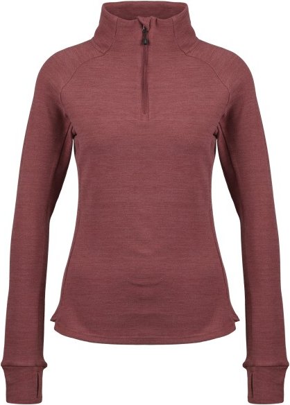 Thumbnail - Heber Peak - Women's TimberHe. Fleece Half Zip - Fleecepullover Gr XXL rot