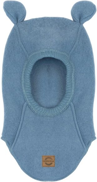 Mikk-Line - Kid's Wool Fullface with Ears - Mütze Gr 86/92 blau