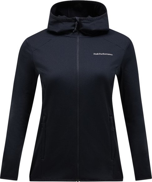 Peak Performance - Women's Light Zip Hood - Fleecejacke Gr XS schwarz
