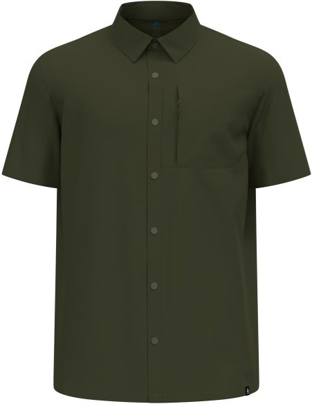 Odlo - Essential Shirt S/S - Hemd Gr M oliv