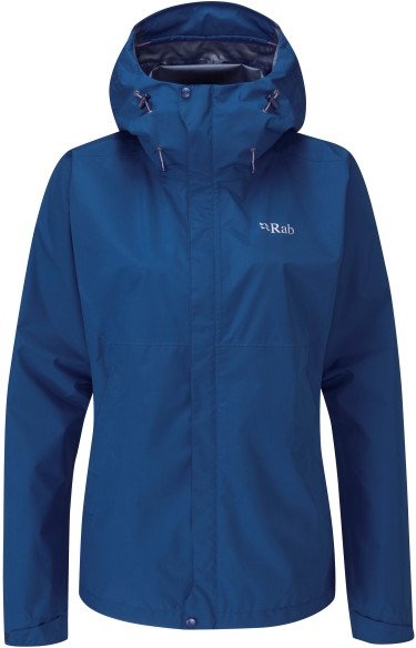 Rab - Women's Downpour Eco Jacket - Regenjacke Gr 34 blau