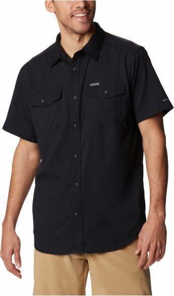 Thumbnail - Columbia - Utilizer II Solid Short Sleeve Shirt - Hemd Gr XL - Regular schwarz