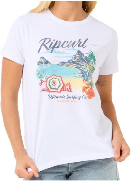 Thumbnail - Rip Curl - Women's Crystal Standard Tee - T-Shirt Gr XL weiß