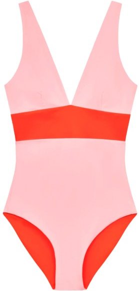 MYMARINI - Women's Plungesuit - Badeanzug Gr L rosa