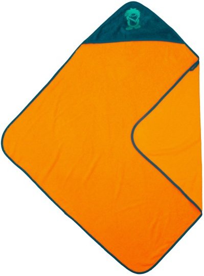 Trollkids - Kid's Sandefjord Beach Towel - Mikrofaserhandtuch Gr 95 x 95 cm sahara sunset /grün