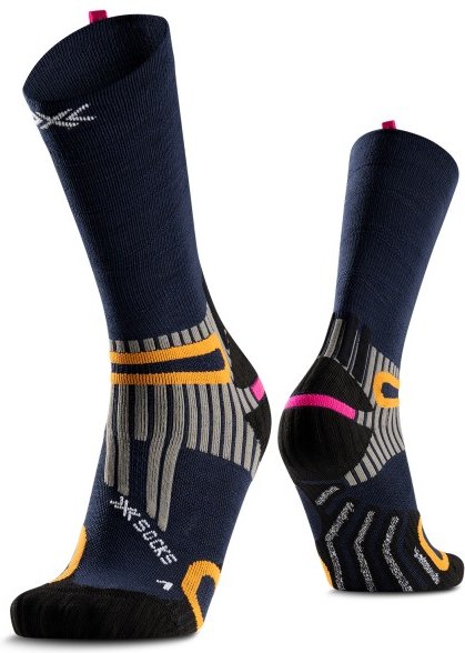 X-Socks - Hike Anatomix Merino Crew - Wandersocken Gr 45-47 blau
