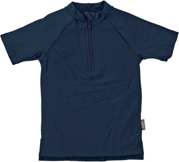 Sterntaler - Kid's Kurzarm-Schwimmshirt Half Zip - Lycra Gr 98/104 blau