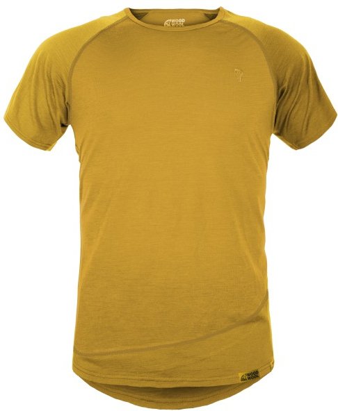 Grüezi Bag - Woodwool T-Shirt Mr. Pike - Merinoshirt Gr XL gelb