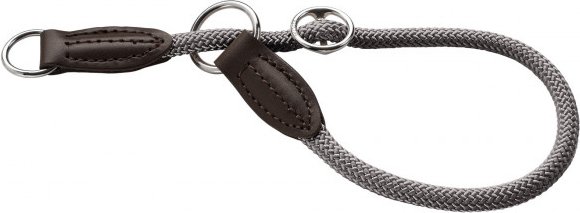 Hunter - T-Collar Freestyle - Hundehalsband Gr Halsumfang max. 40 cm - Ø 8 mm grau