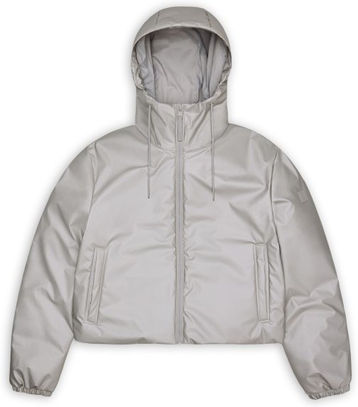 Thumbnail - Rains - Lohja Short Insulated Jacket W3T1 - Regenjacke Gr M grau