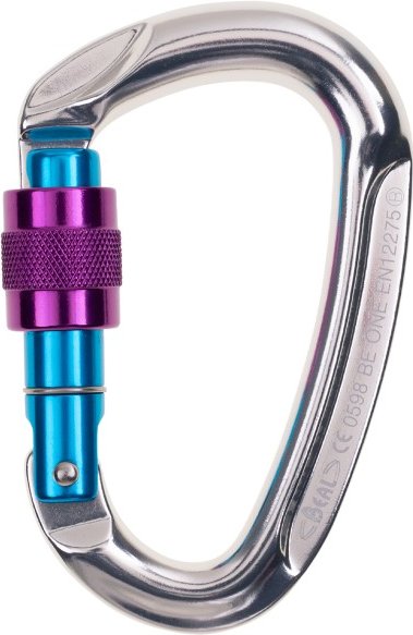 Beal - Be One Screw - Schraubkarabiner grau