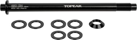 Topeak - Zi:RAK Thru-Axle 12 x 1,5 mm - Steckachse Gr 12 x 1,5 mm