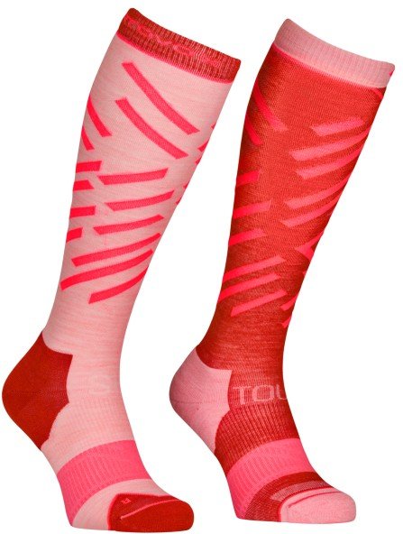 Ortovox - Women's Ski Tour Long Socks - Skisocken Gr 39-41 rot/rosa