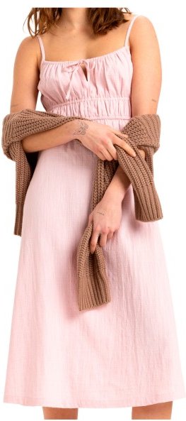 Roxy - Women's Rosie Skies Slub - Kleid Gr XXL rosa