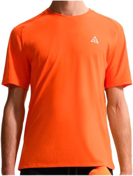 Nike - ACG Dri-Fit ADV Solar Chase S/S - Laufshirt Gr M orange/rot