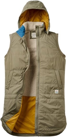 Thumbnail - Passenger - Women's Flora Sherpa Lined Gilet - Kunstfaserweste Gr S oliv