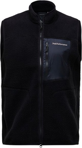 Peak Performance - Naturerush Pile Vest - Fleeceweste Gr XL schwarz