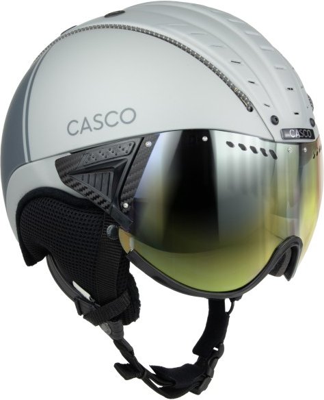 CASCO - SP-2 Carbonic Fragment S3 - Skihelm Gr S - 52-54 cm grau
