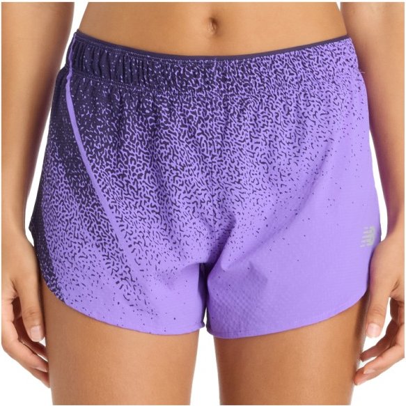 New Balance - Women's RC Ultra Light Printed Short 3'' - Laufshorts Gr XS lila
