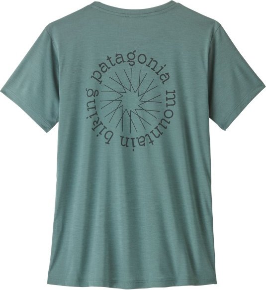 Patagonia - Women's Cap Cool Daily Shirt Spoke Stencil - Funktionsshirt Gr M türkis