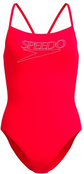 Speedo - Women's Endurance+ Logo Thin Strap One Piece - Badeanzug Gr 34 rot