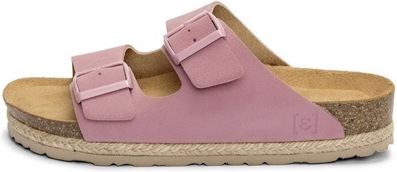 Espadrij - Women's Ami Velour - Sandalen Gr 38 rosa/beige