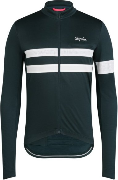 Rapha - Brevet Long Sleeve Jersey - Radtrikot Gr XXL schwarz/blau
