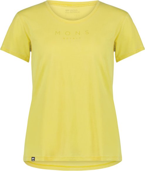 Mons Royale - Women's Zephyr Merino Cool Tee - Merinoshirt Gr XS gelb