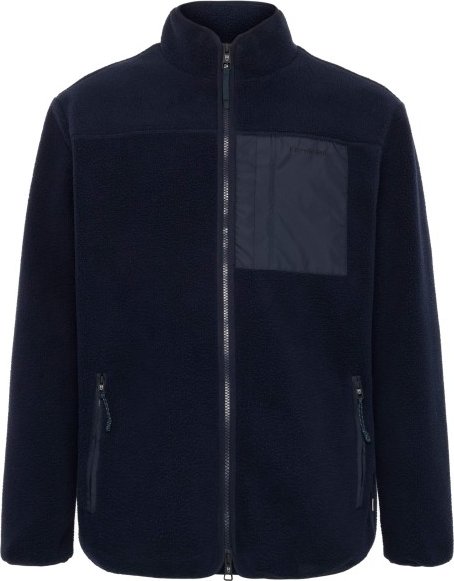 KnowledgeCotton Apparel - Everyday Adv. Nordic Light Zip FL - Fleecejacke Gr XL blau
