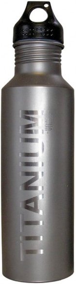 Vargo - Titan Wasserflasche - Trinkflasche Gr 650 ml grau/schwarz
