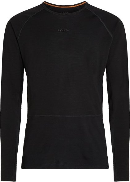 Icebreaker - Merino 200 Zoneknit L/S Crewe - Merinounterwäsche Gr S schwarz