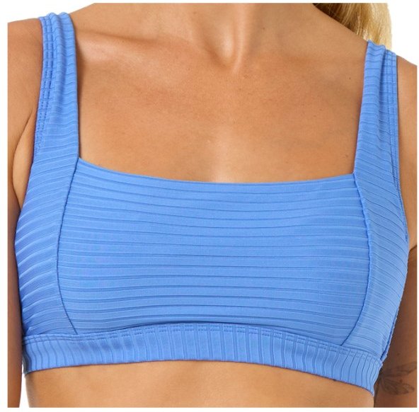 Rip Curl - Women's Premium Surf Crop - Bikini-Top Gr XS - D-Cup blau