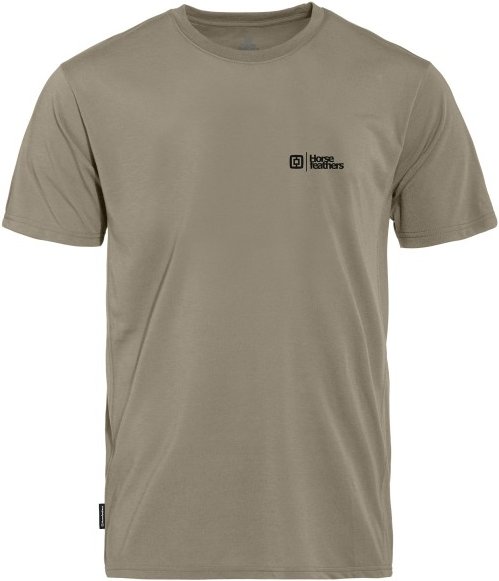 Horsefeathers - Rooter Tech T-Shirt - Radtrikot Gr M taupe