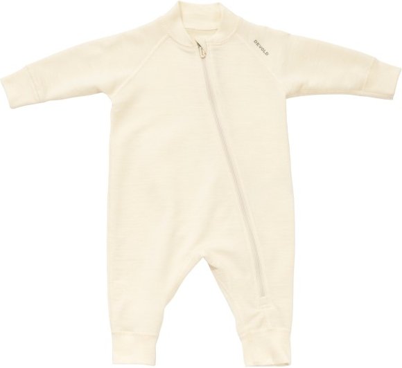 Thumbnail - Devold - Kid's Nibba Merino Playsuit - Merinounterwäsche Gr 74 weiß