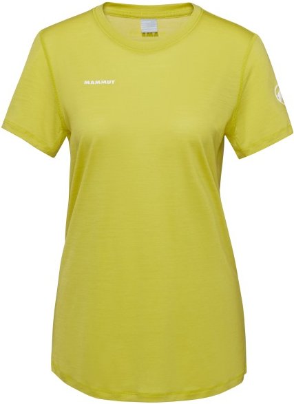 Mammut - Women's Tree Wool Firstlayer T-Shirt - Merinoshirt Gr M gelb