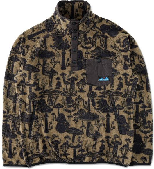 KAVU - Teannaway - Fleecepullover Gr M braun
