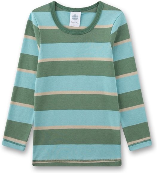 Sanetta - Kid's T-Shirt 1/1 Stripes 337080 - Longsleeve Gr 92 türkis