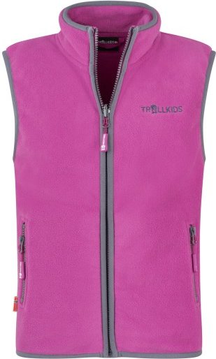Trollkids - Kid's Arendal Vest - Fleeceweste Gr 140 rosa